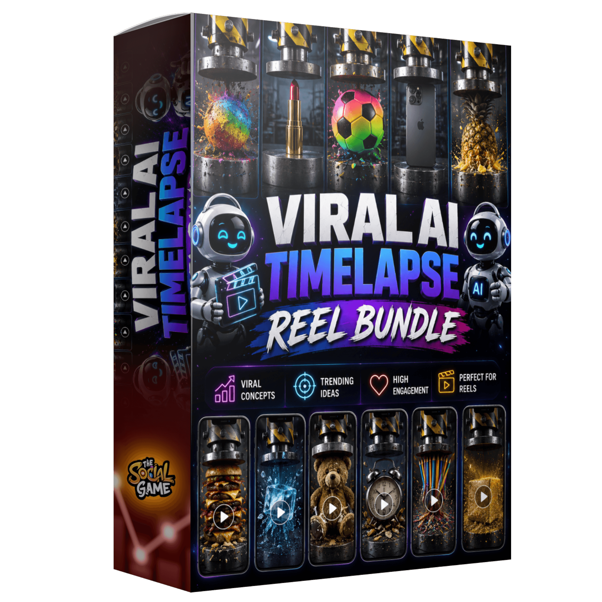 Viral AI Timelapse Reel Bundle
